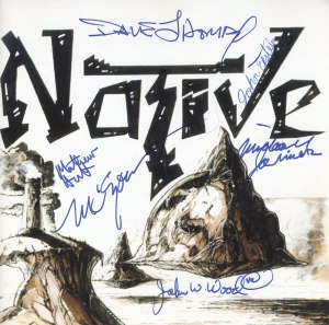 Native's self-titled first album as it appeared in 1994, with everyone's sigs!!